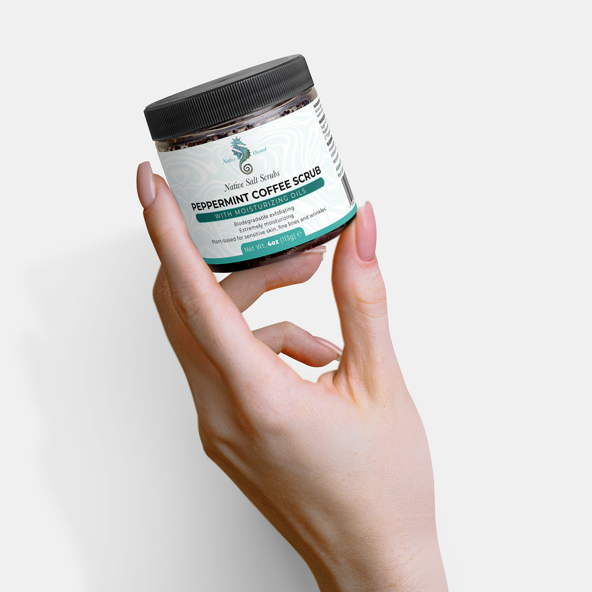 Peppermint Coffee Scrub — Natural Exfoliating Body Scrub - Native Salt Scrubs