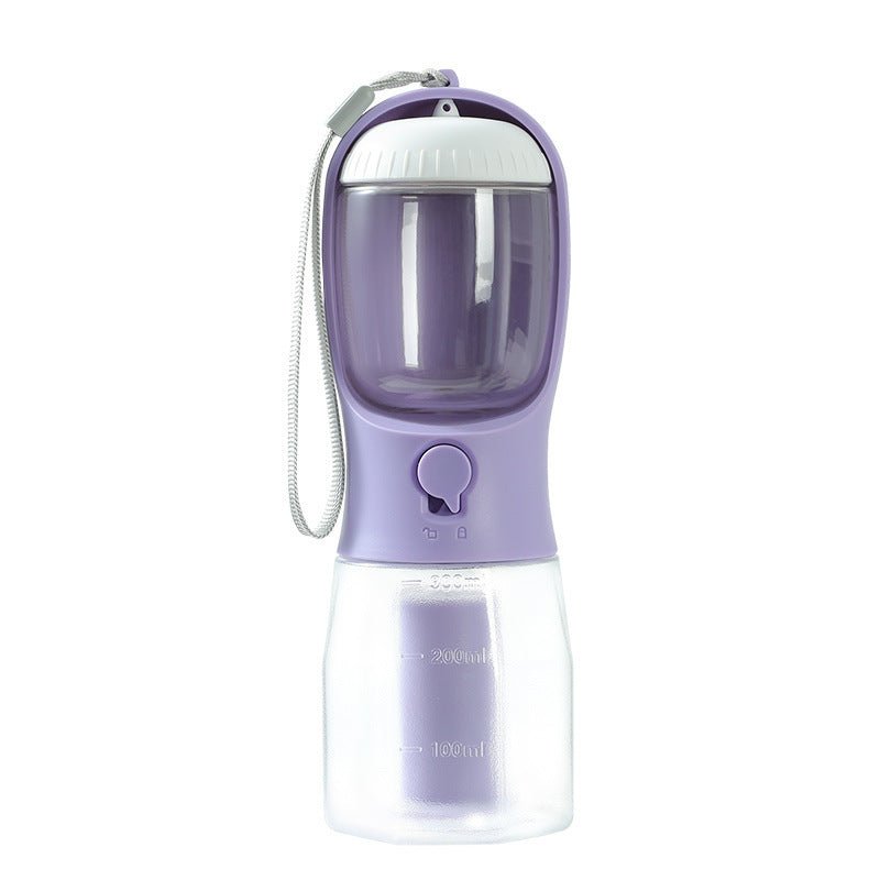 Dog Water Cup Drinking Food Garbage Bag Three-in-one Portable Small Multi-functional Pet Cups Pets Supplies - Native Salt Scrubs