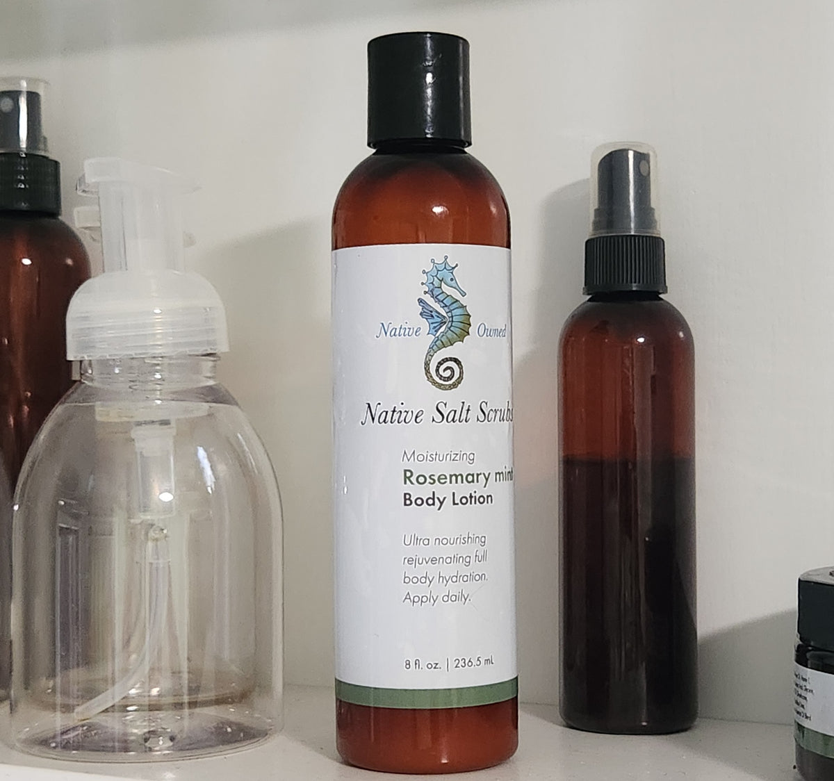 Rosemary Mint Full Body Lotion - Native Salt Scrubs