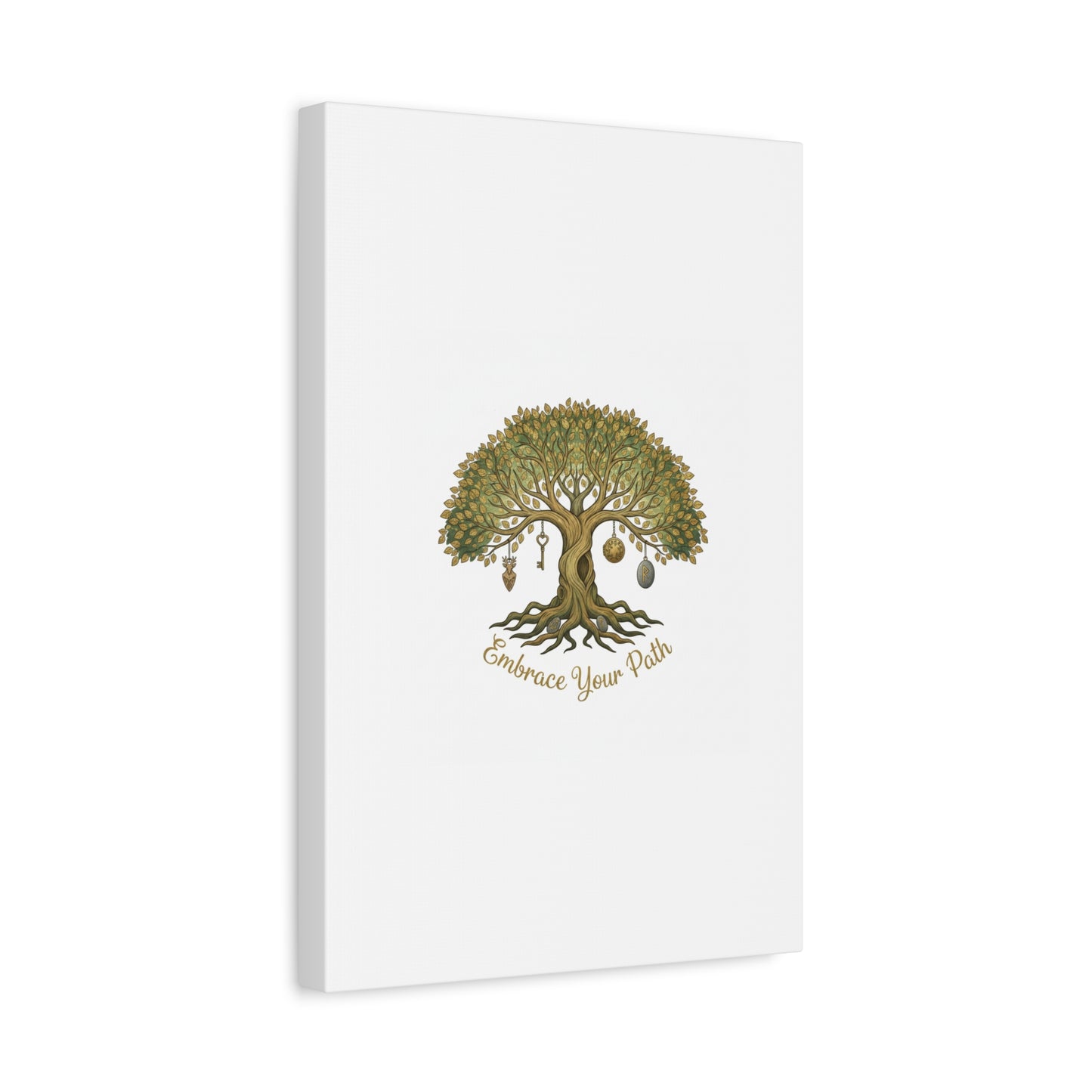 Embrace Your Path Tree Canvas Wall Art