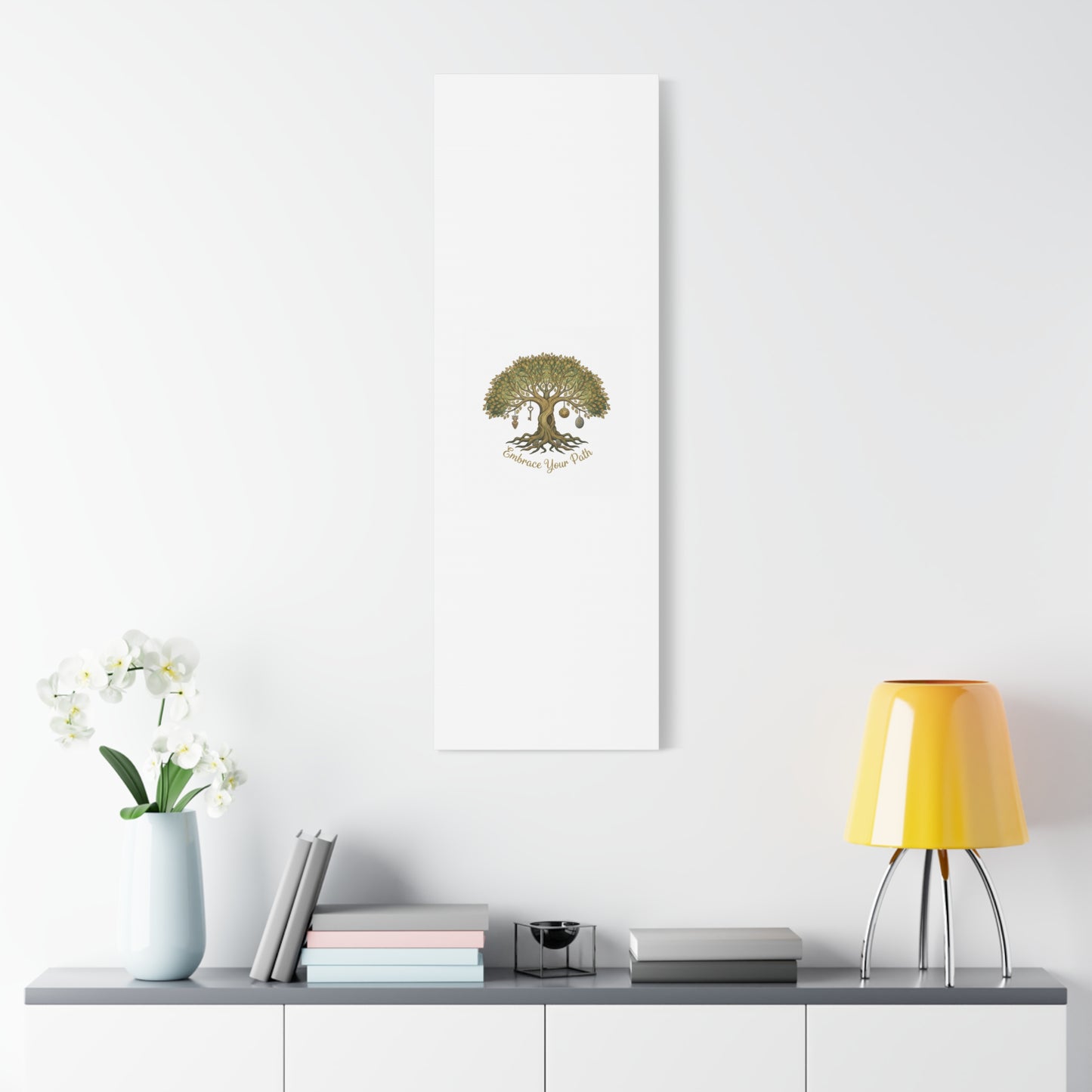 Embrace Your Path Tree Canvas Wall Art