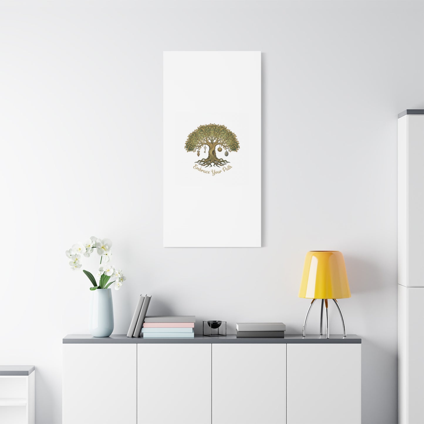 Embrace Your Path Tree Canvas Wall Art