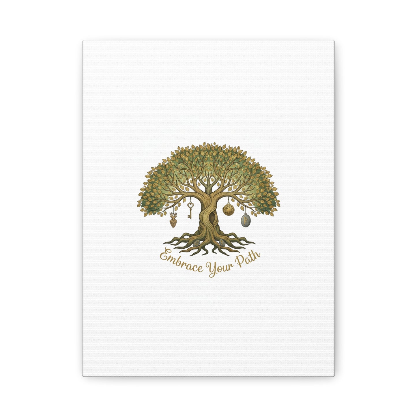 Embrace Your Path Tree Canvas Wall Art