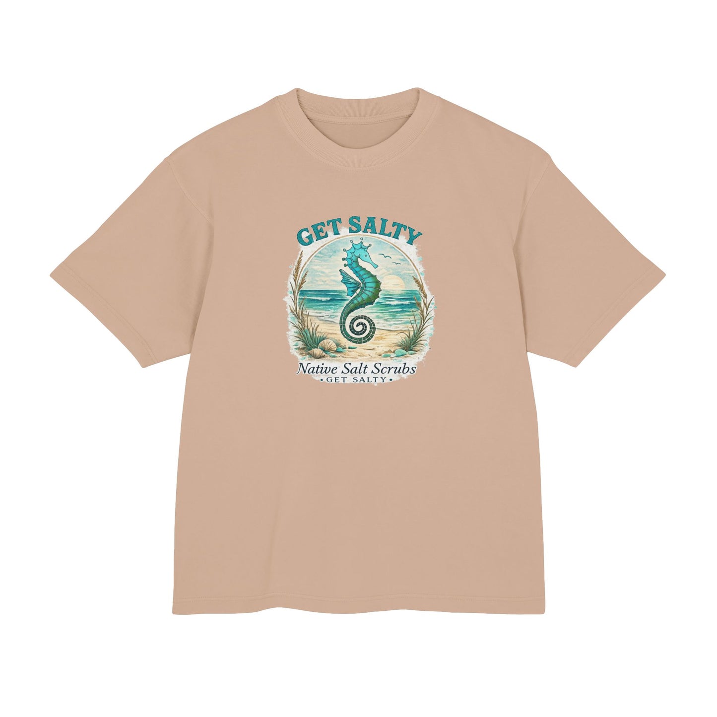 Beach Vibes Tee — Fun Inspiring Coastal Graphic T-Shirt - Native Salt Scrubs
