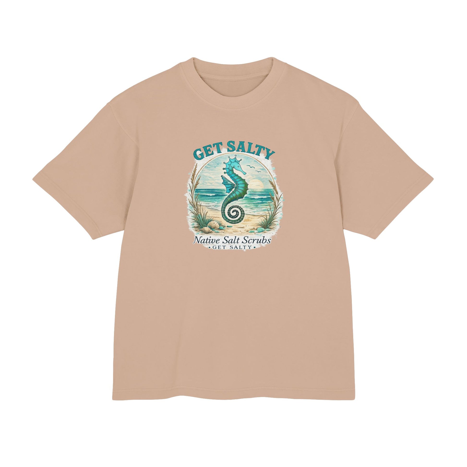 Beach Vibes Tee — Fun Inspiring Coastal Graphic T-Shirt - Native Salt Scrubs