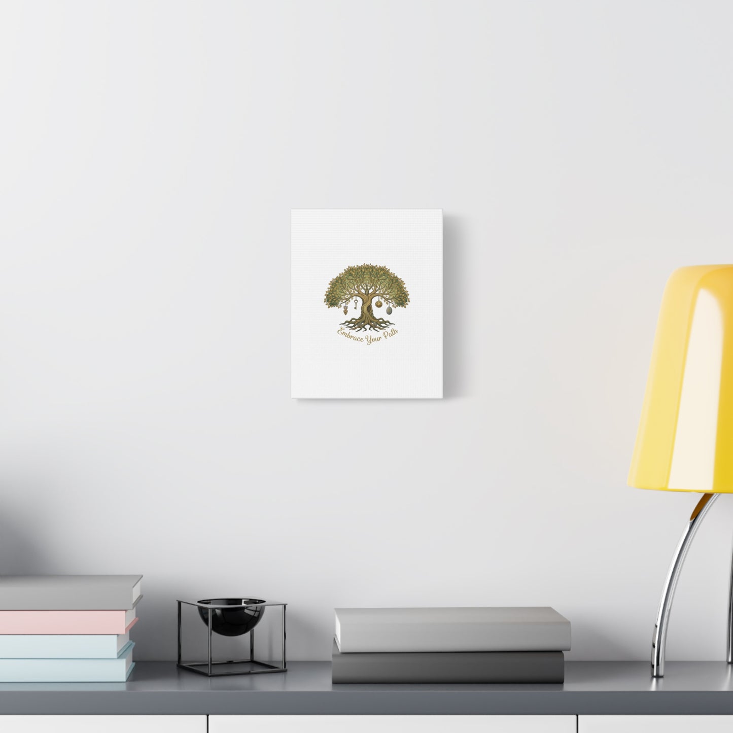 Embrace Your Path Tree Canvas Wall Art