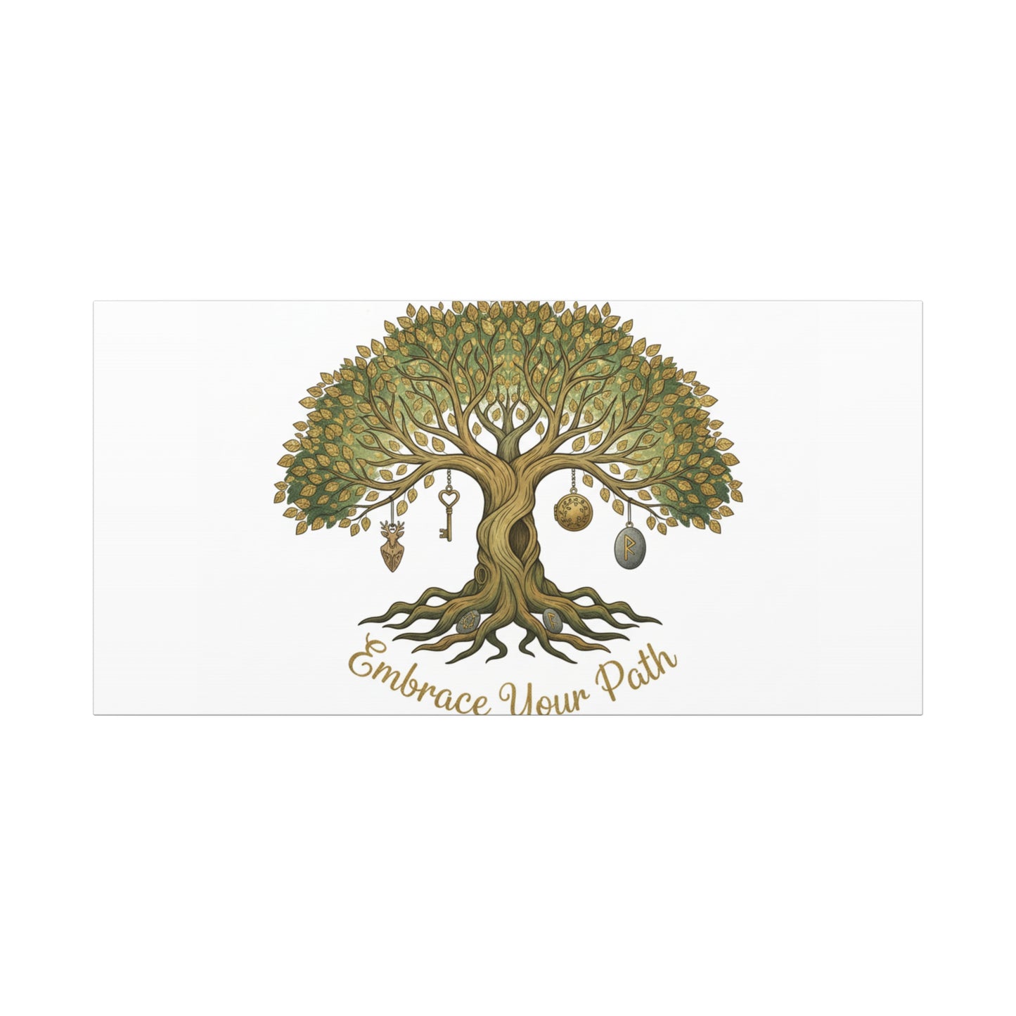 Embrace Your Path Tree Canvas Wall Art