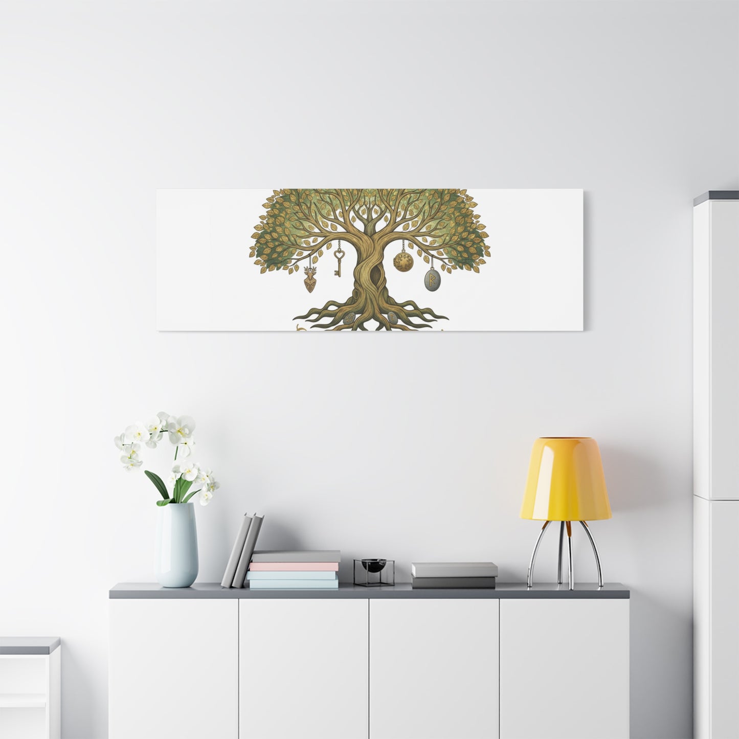 Embrace Your Path Tree Canvas Wall Art