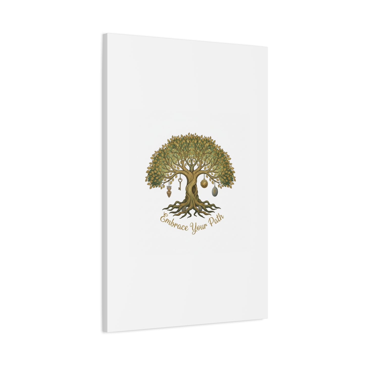 Embrace Your Path Tree Canvas Wall Art