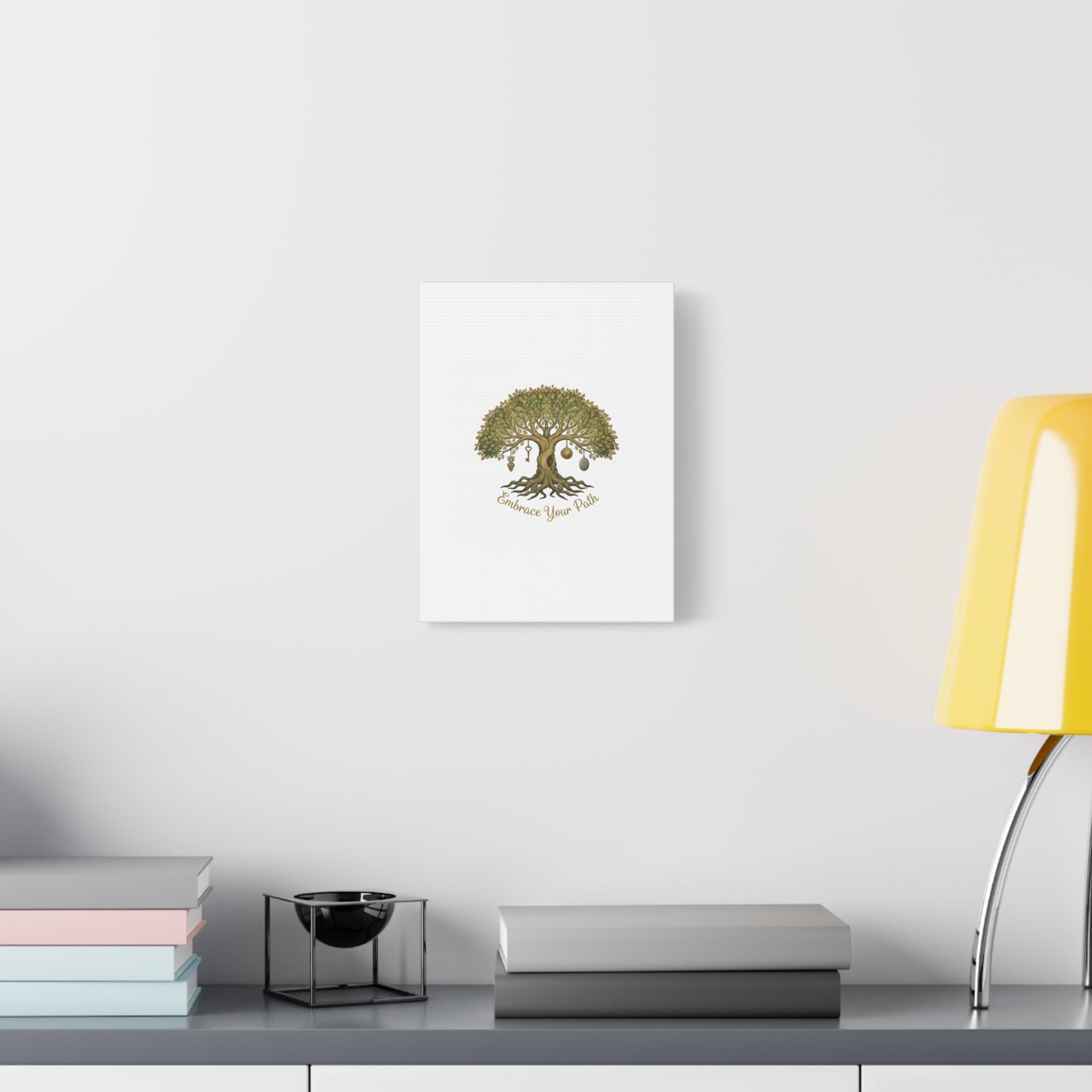 Embrace Your Path Tree Canvas Wall Art