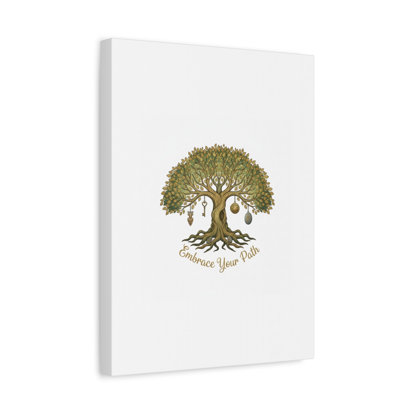 Embrace Your Path Tree Canvas Wall Art
