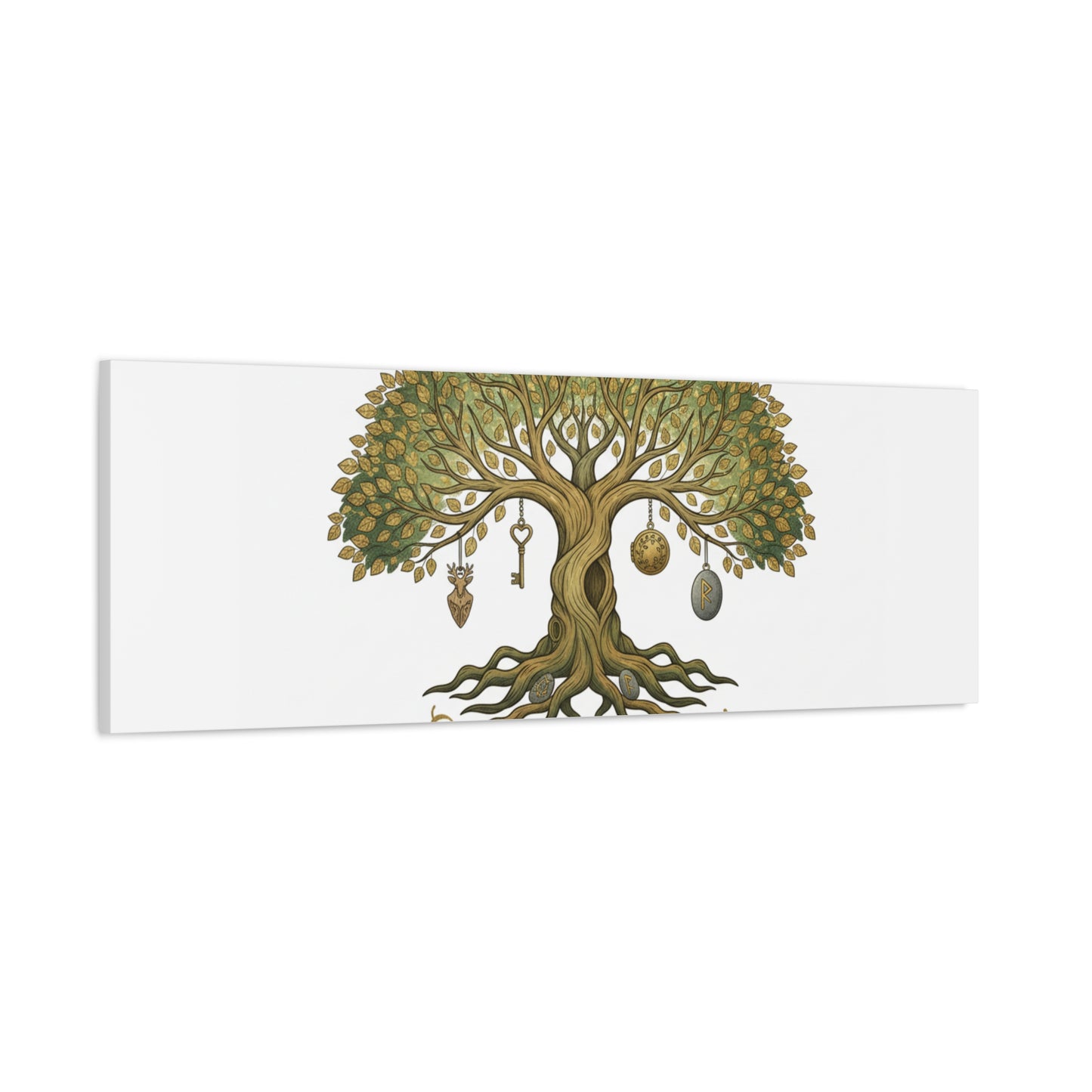 Embrace Your Path Tree Canvas Wall Art