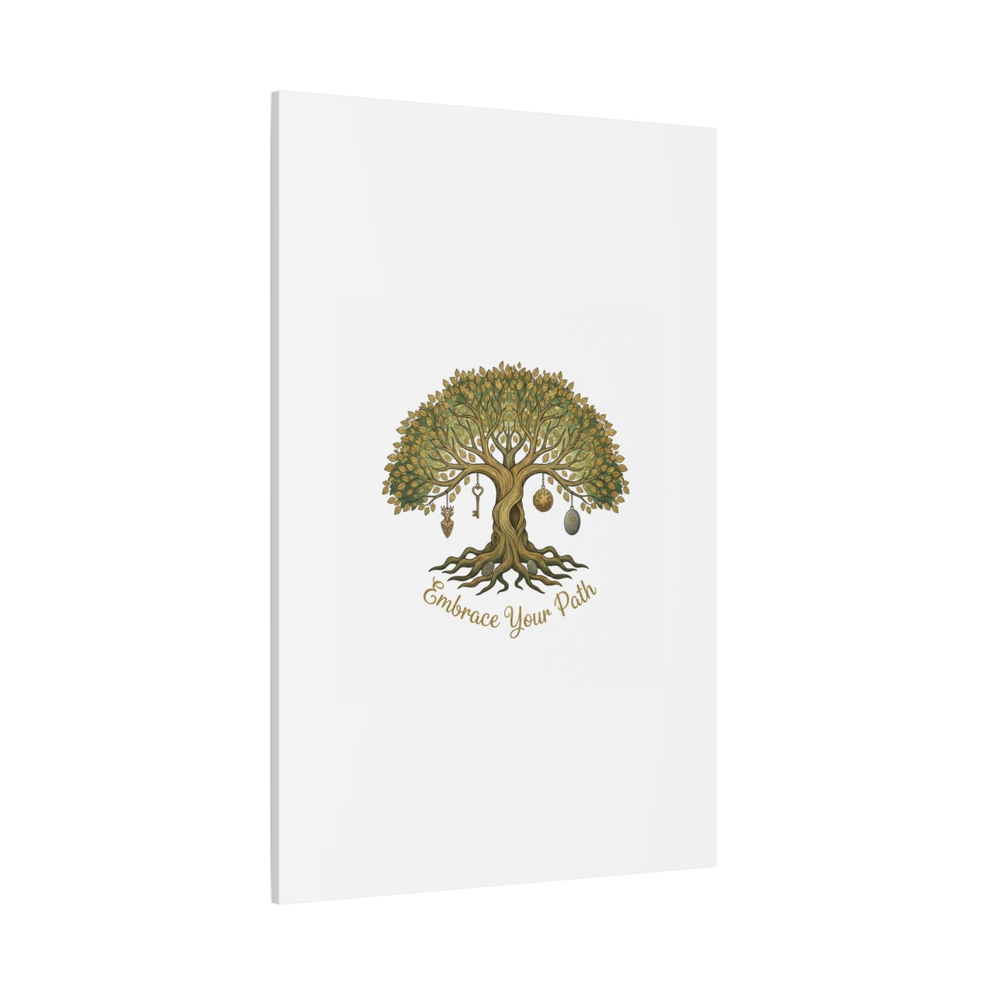 Embrace Your Path Tree Canvas Wall Art