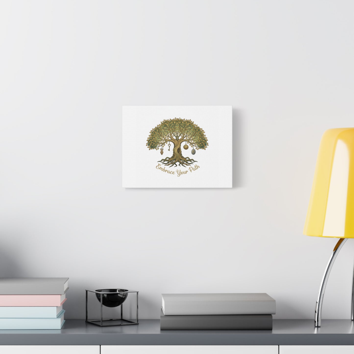 Embrace Your Path Tree Canvas Wall Art
