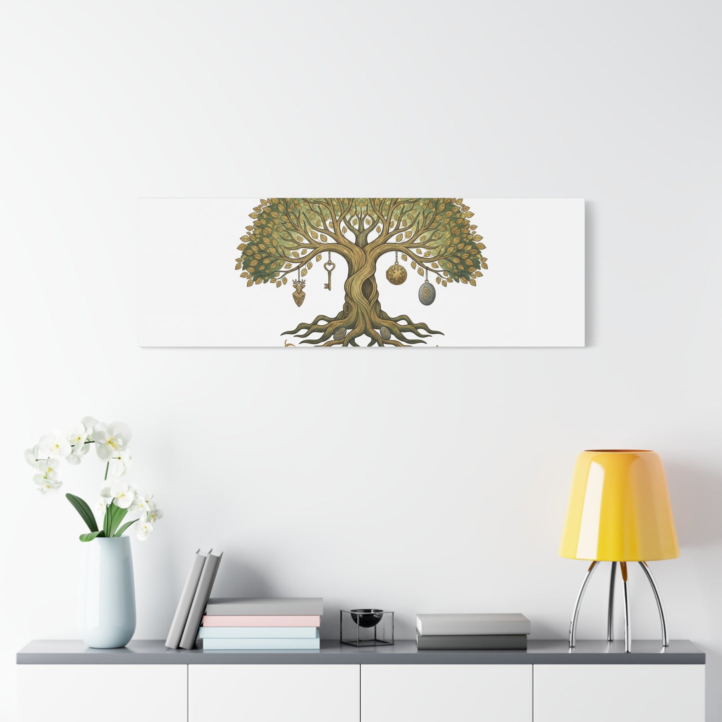 Embrace Your Path Tree Canvas Wall Art