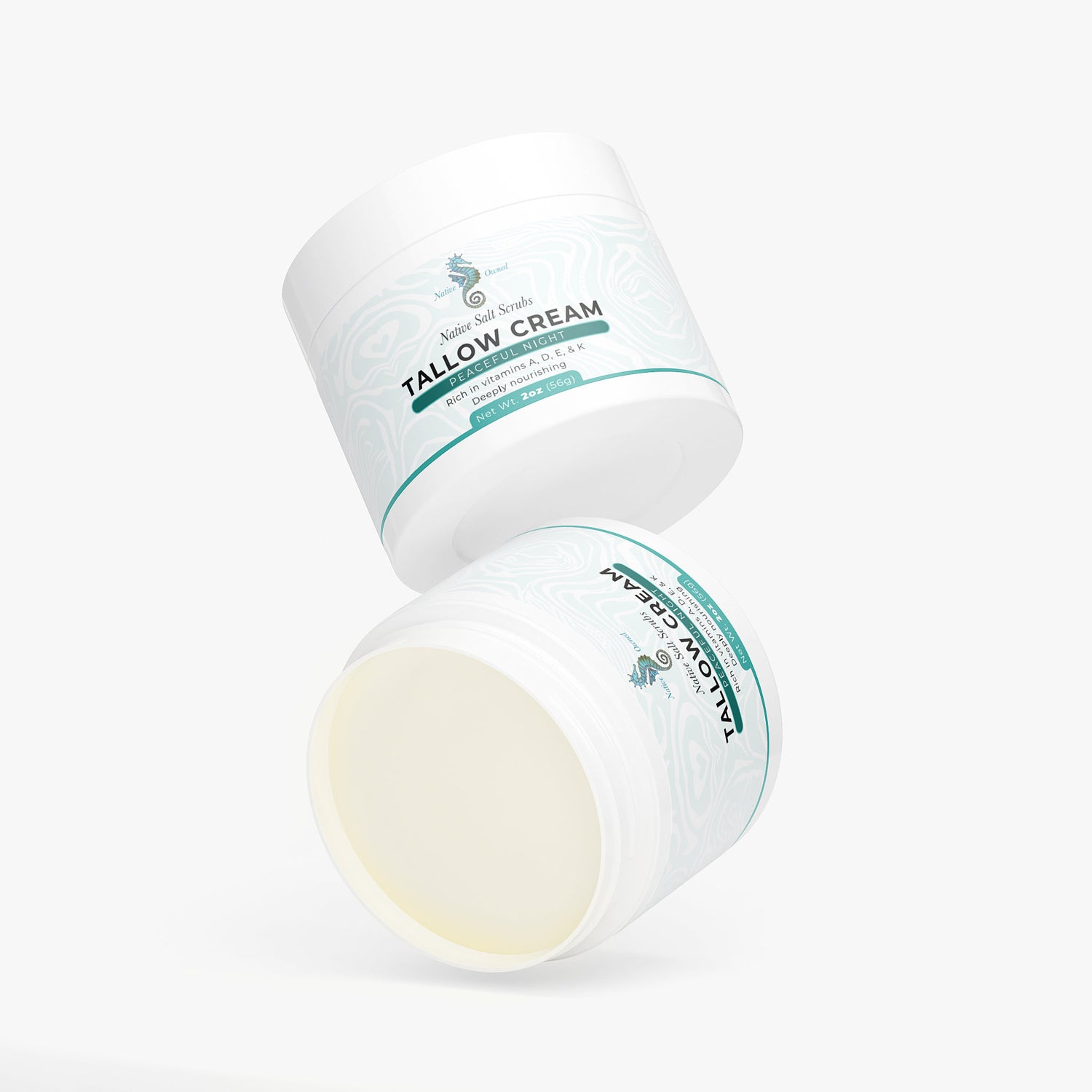 Tallow Cream Peaceful Night — Deep Nourishing Night Moisturizer - Native Salt Scrubs