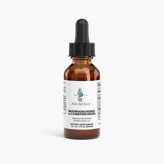 Mushroom Energy & Cognition Drops - Native Salt Scrubs