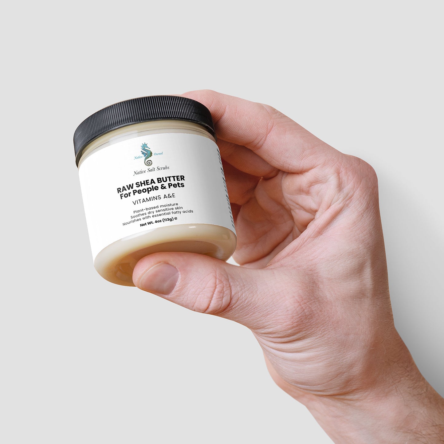 Raw Shea Butter FOR PEOPLE & PETS - Native Salt Scrubs
