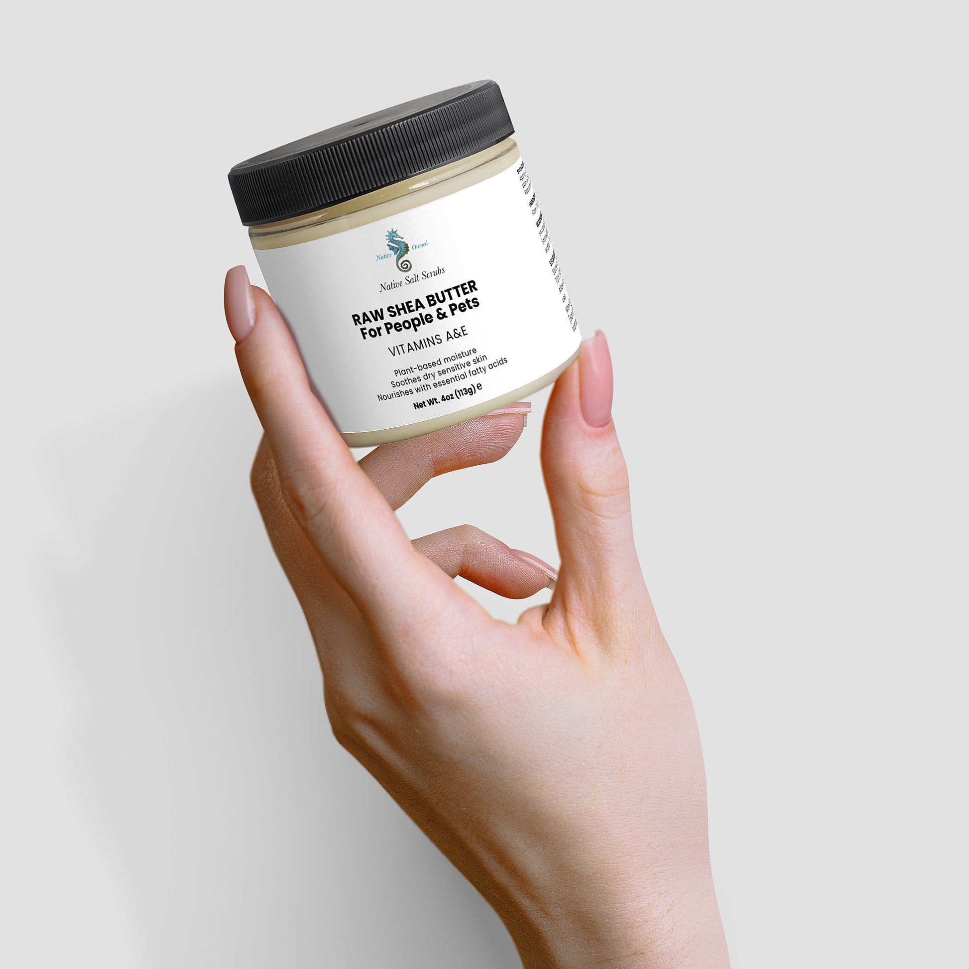Raw Shea Butter FOR PEOPLE & PETS - Native Salt Scrubs