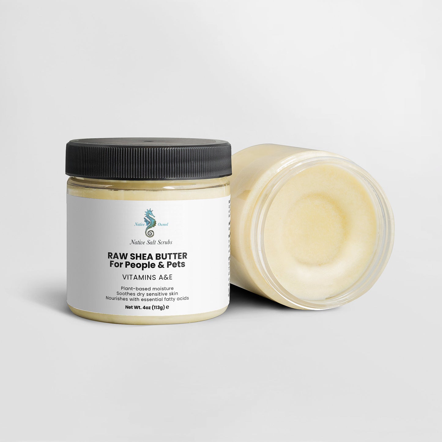 Raw Shea Butter FOR PEOPLE & PETS - Native Salt Scrubs