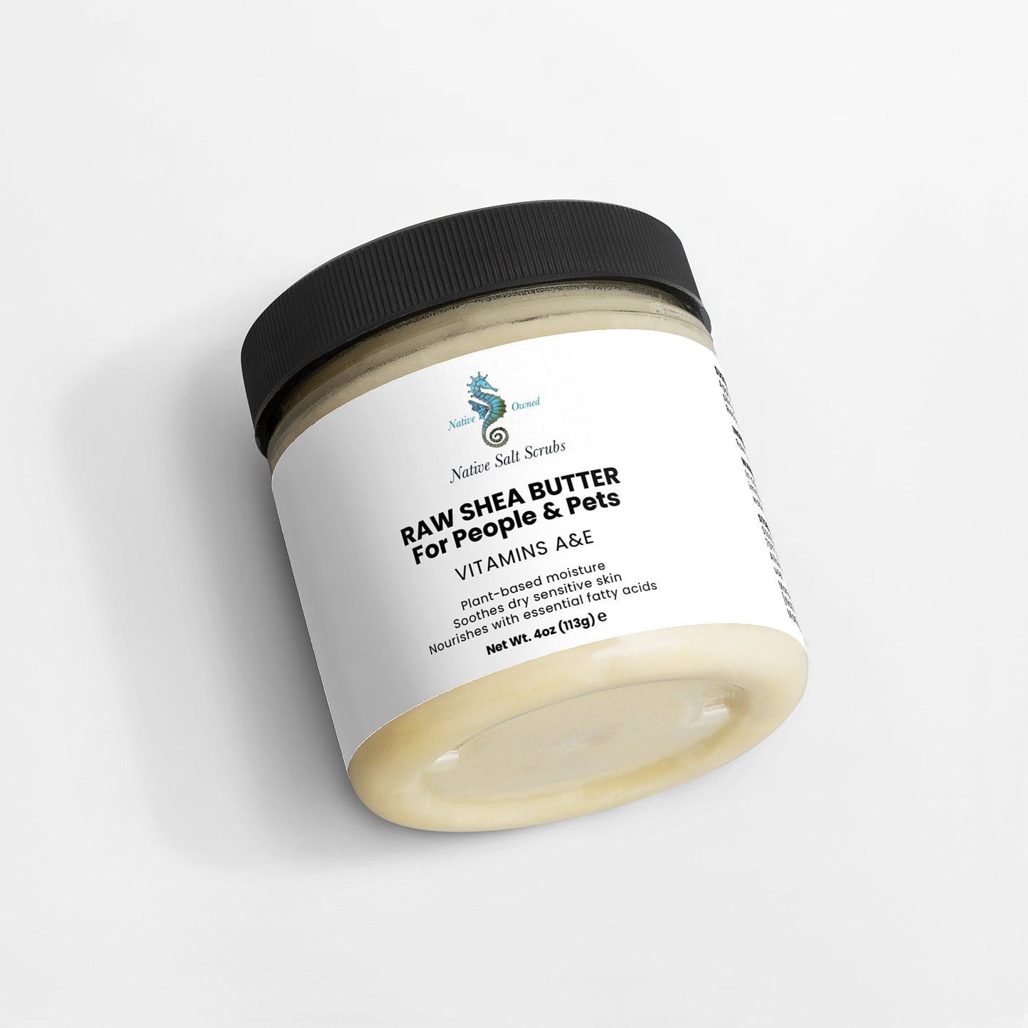 Raw Shea Butter FOR PEOPLE & PETS - Native Salt Scrubs
