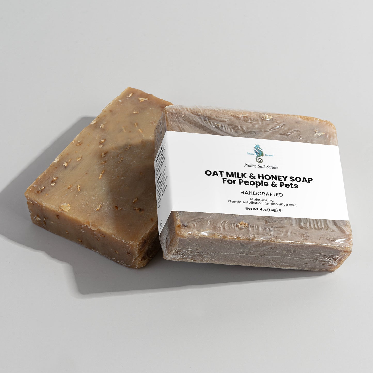 Oat Milk Honey Soap — Gentle Bar Soap for People & Pets - Native Salt Scrubs