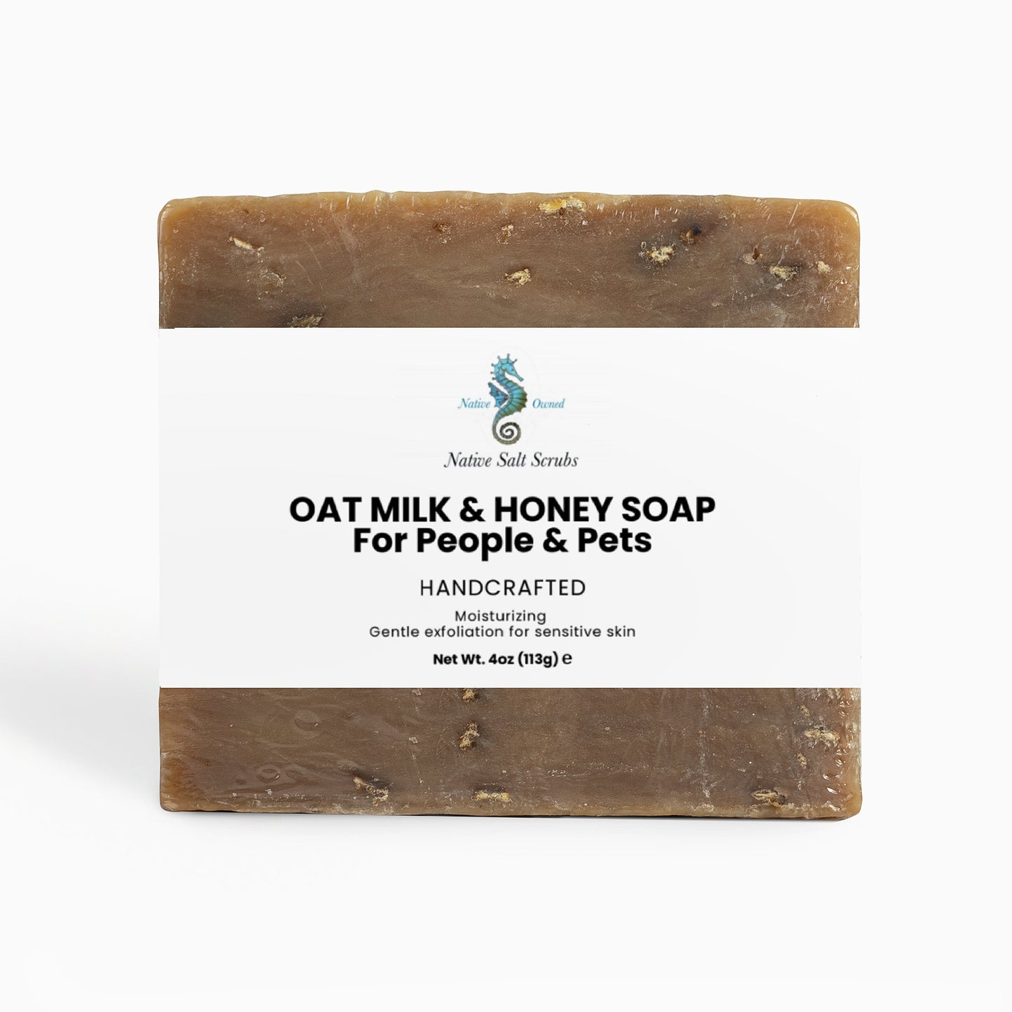 Oat Milk Honey Soap — Gentle Bar Soap for People & Pets - Native Salt Scrubs