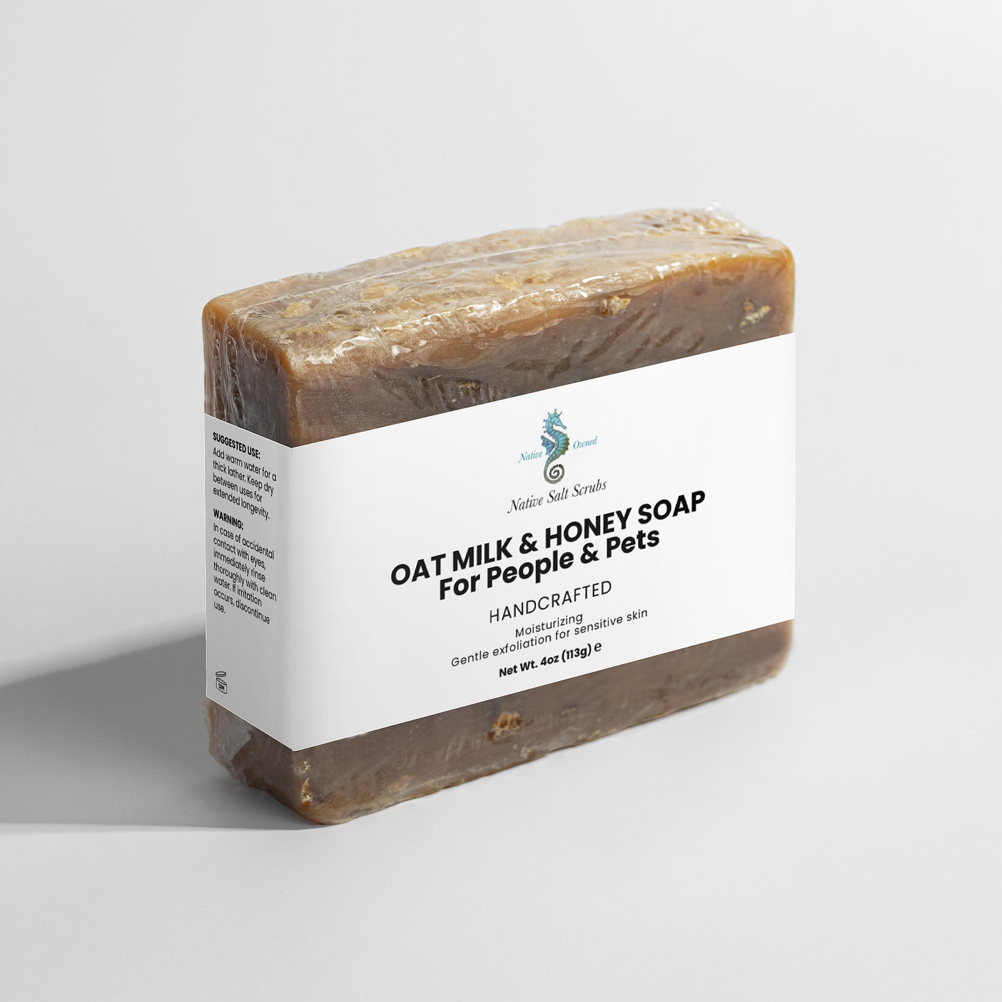 Oat Milk Honey Soap — Gentle Bar Soap for People & Pets - Native Salt Scrubs