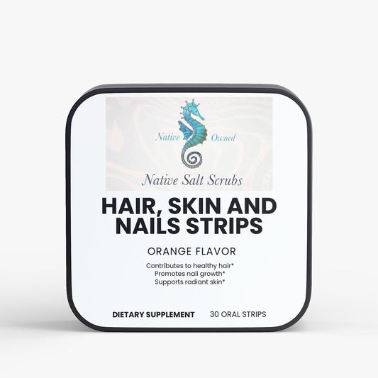 Hair, Skin and Nails Strips - Native Salt Scrubs