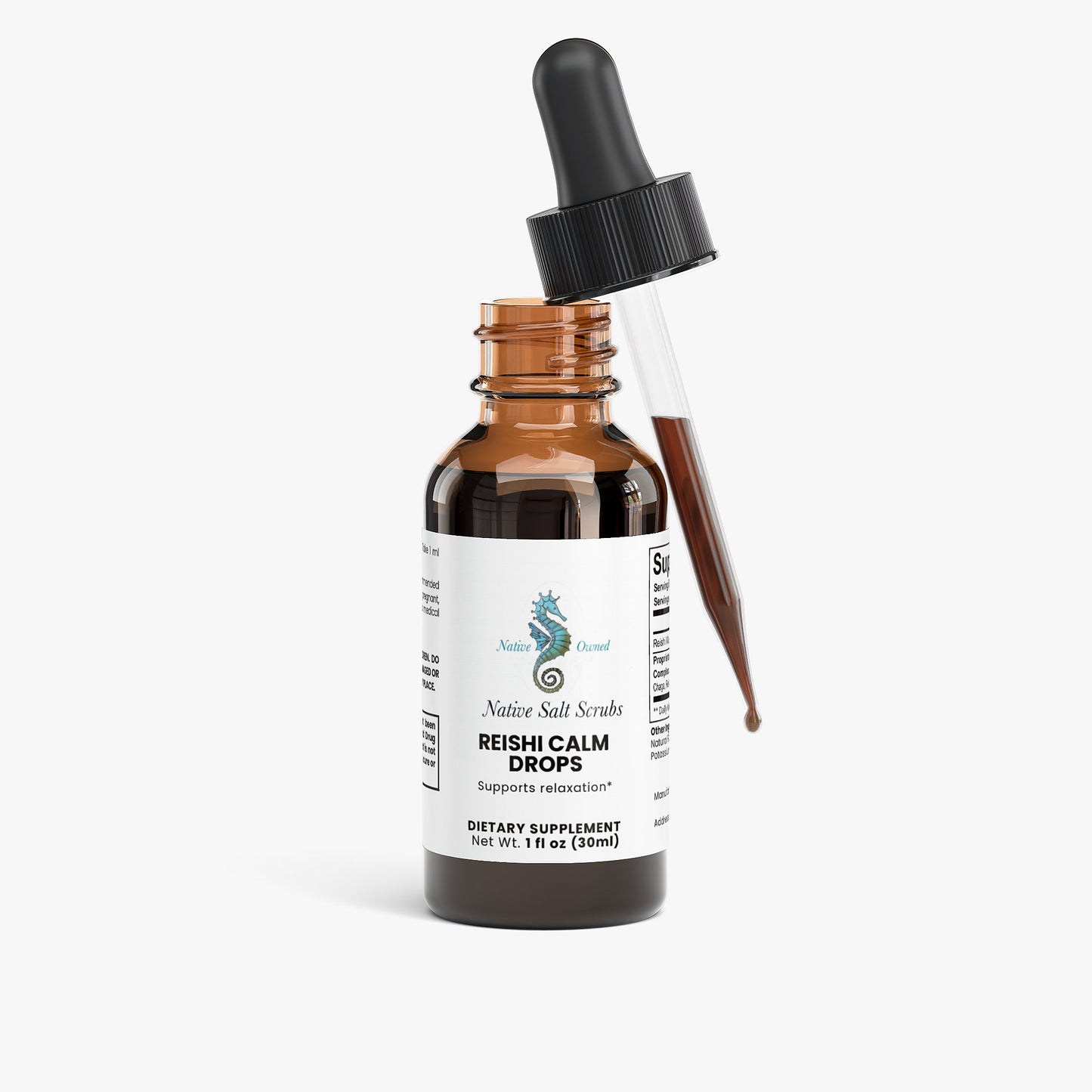Reishi Calm Drops - Native Salt Scrubs
