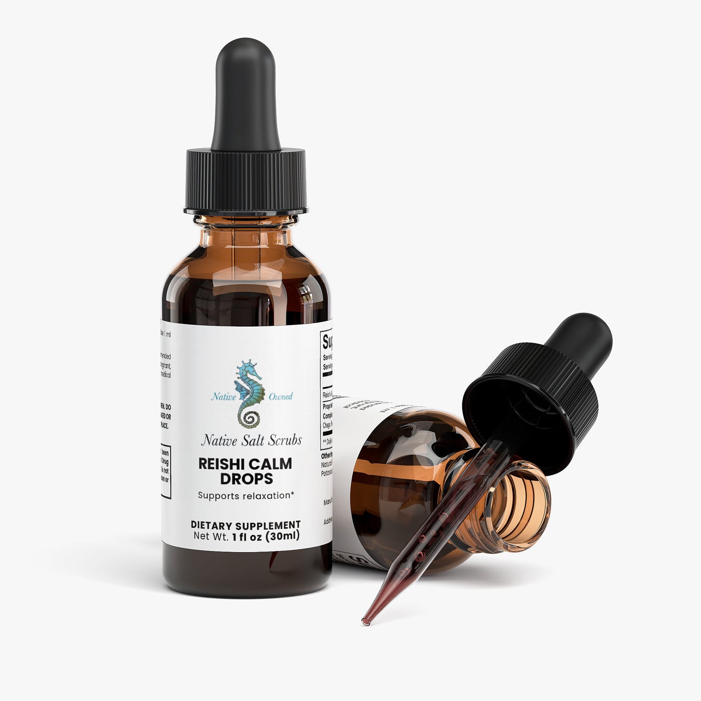 Reishi Calm Drops - Native Salt Scrubs