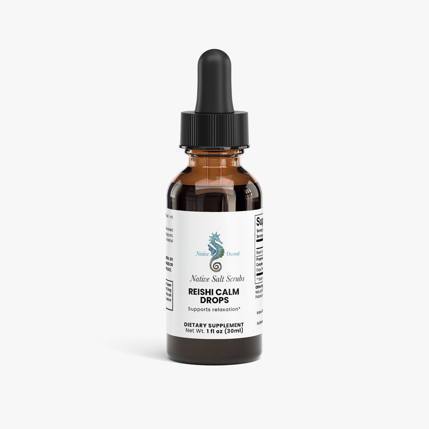 Reishi Calm Drops - Native Salt Scrubs