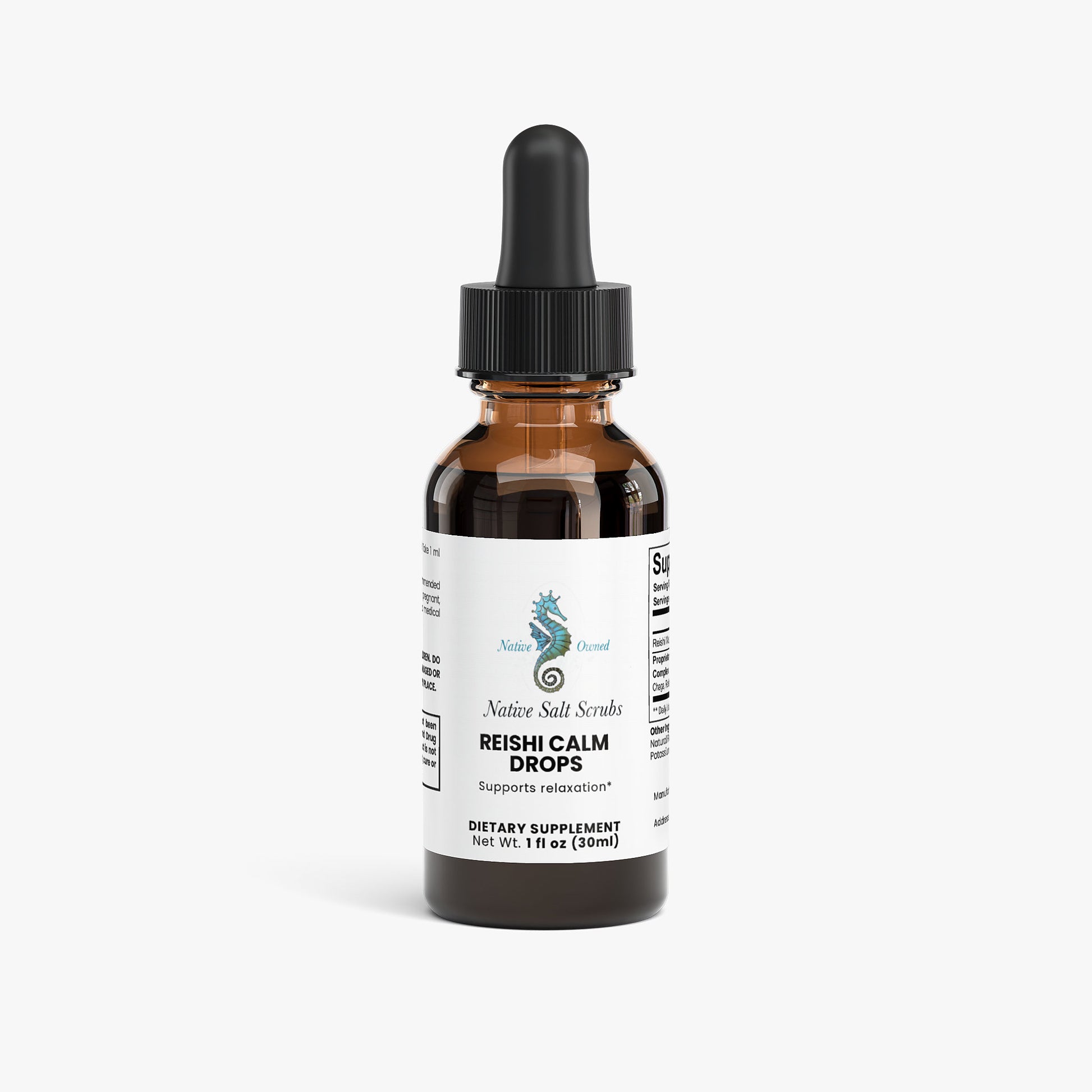Reishi Calm Drops - Native Salt Scrubs