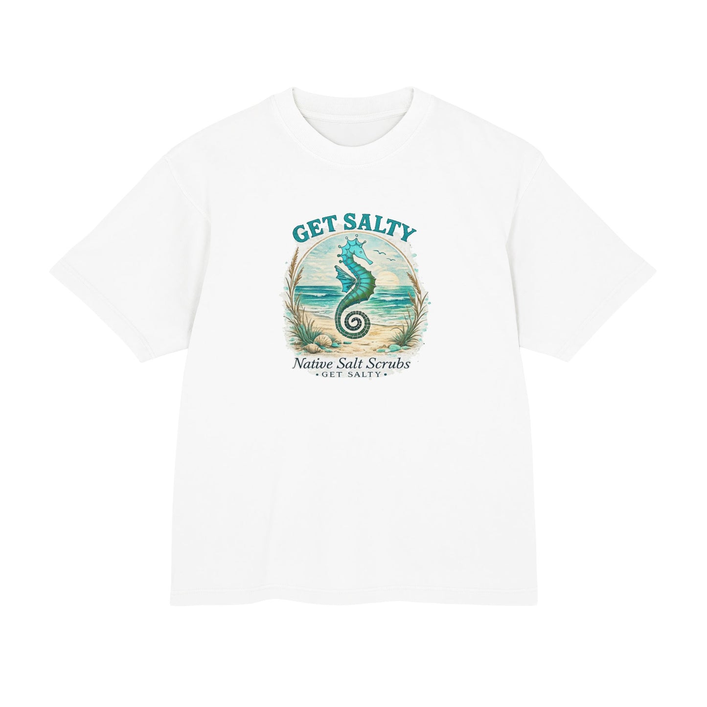 Beach Vibes Tee — Fun Inspiring Coastal Graphic T-Shirt - Native Salt Scrubs
