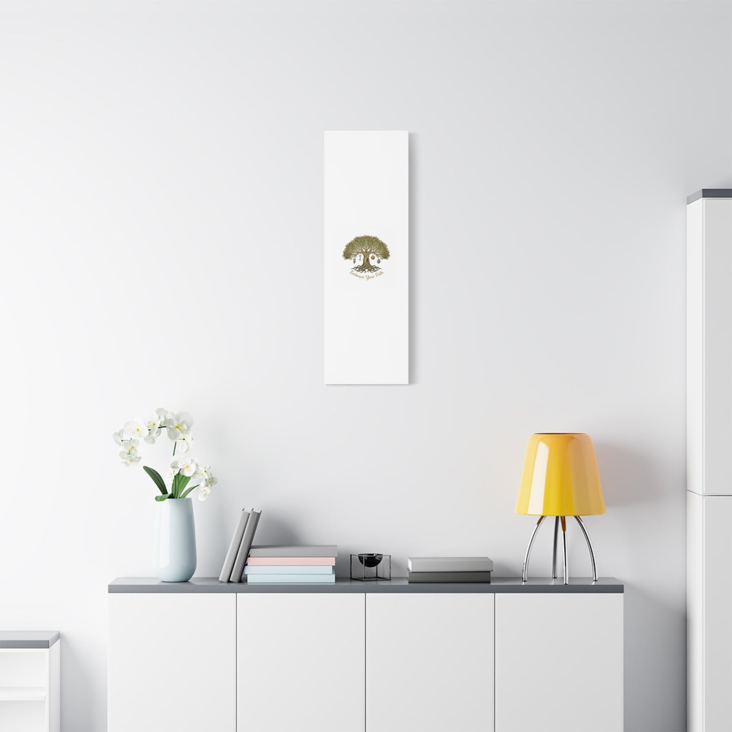 Embrace Your Path Tree Canvas Wall Art