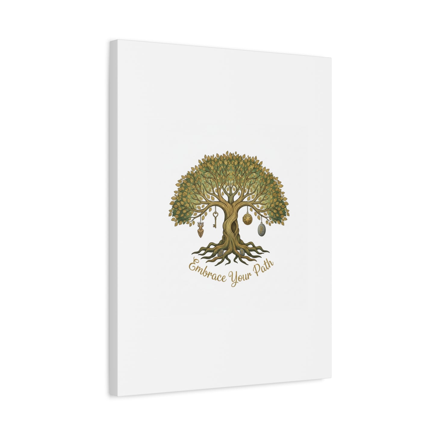 Embrace Your Path Tree Canvas Wall Art