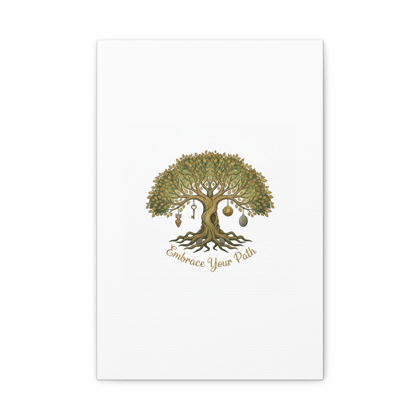 Embrace Your Path Tree Canvas Wall Art