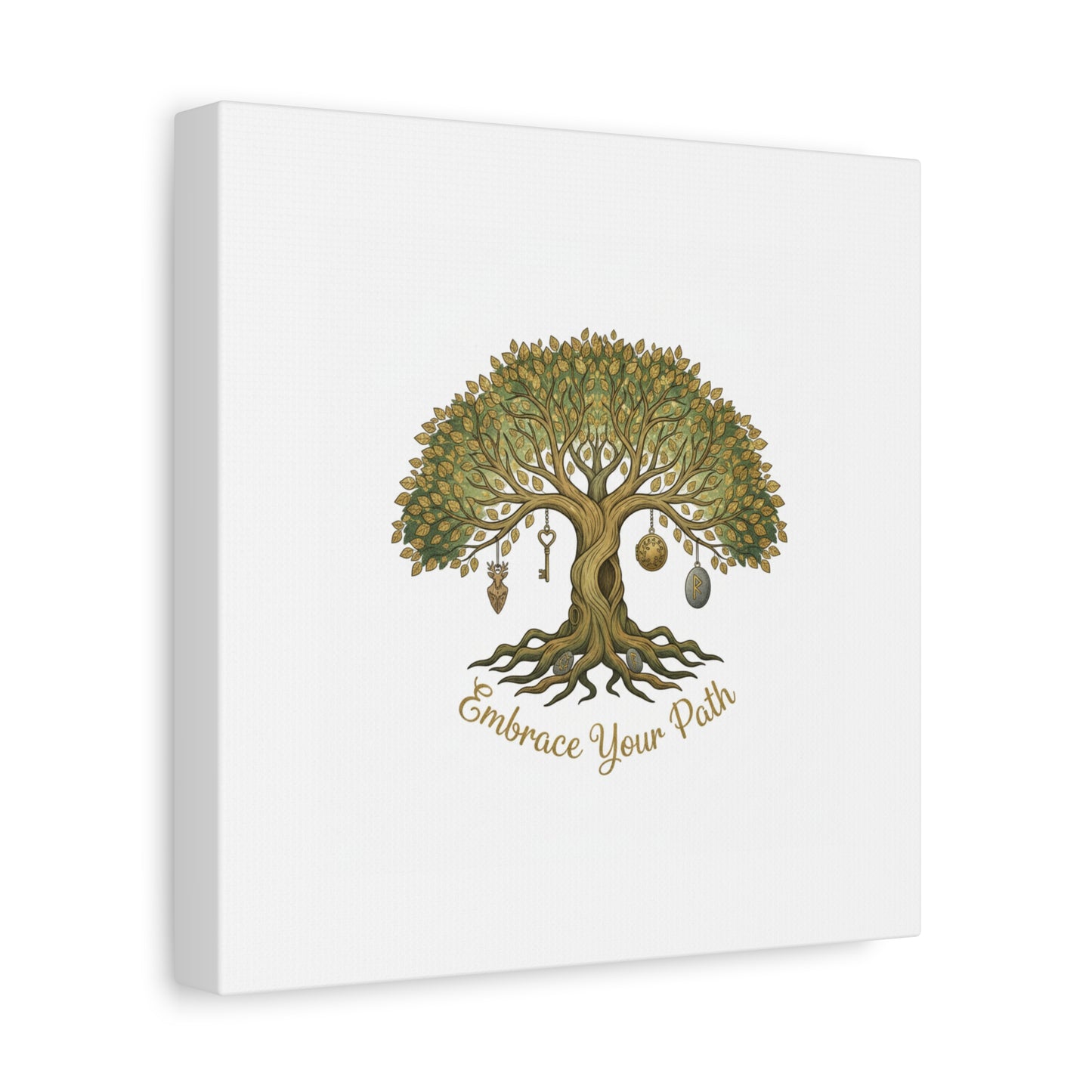 Embrace Your Path Tree Canvas Wall Art