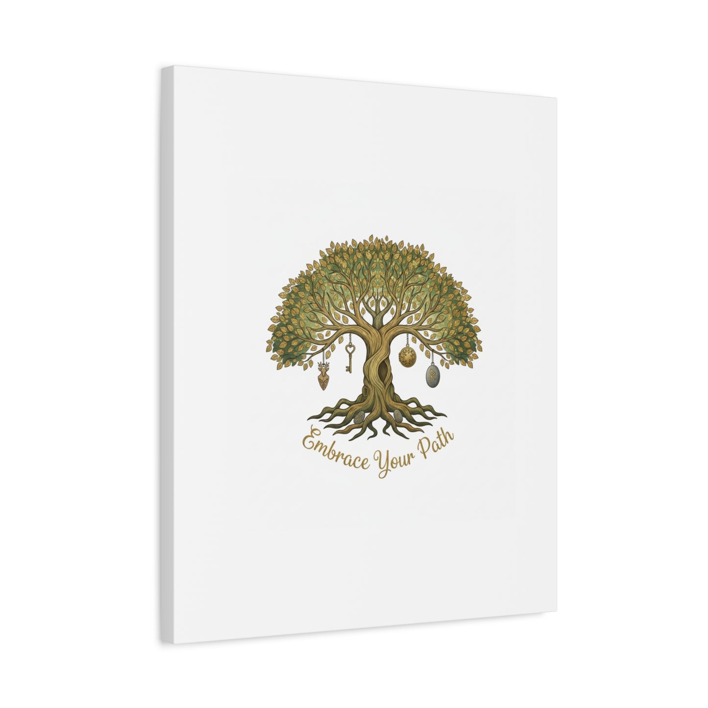 Embrace Your Path Tree Canvas Wall Art