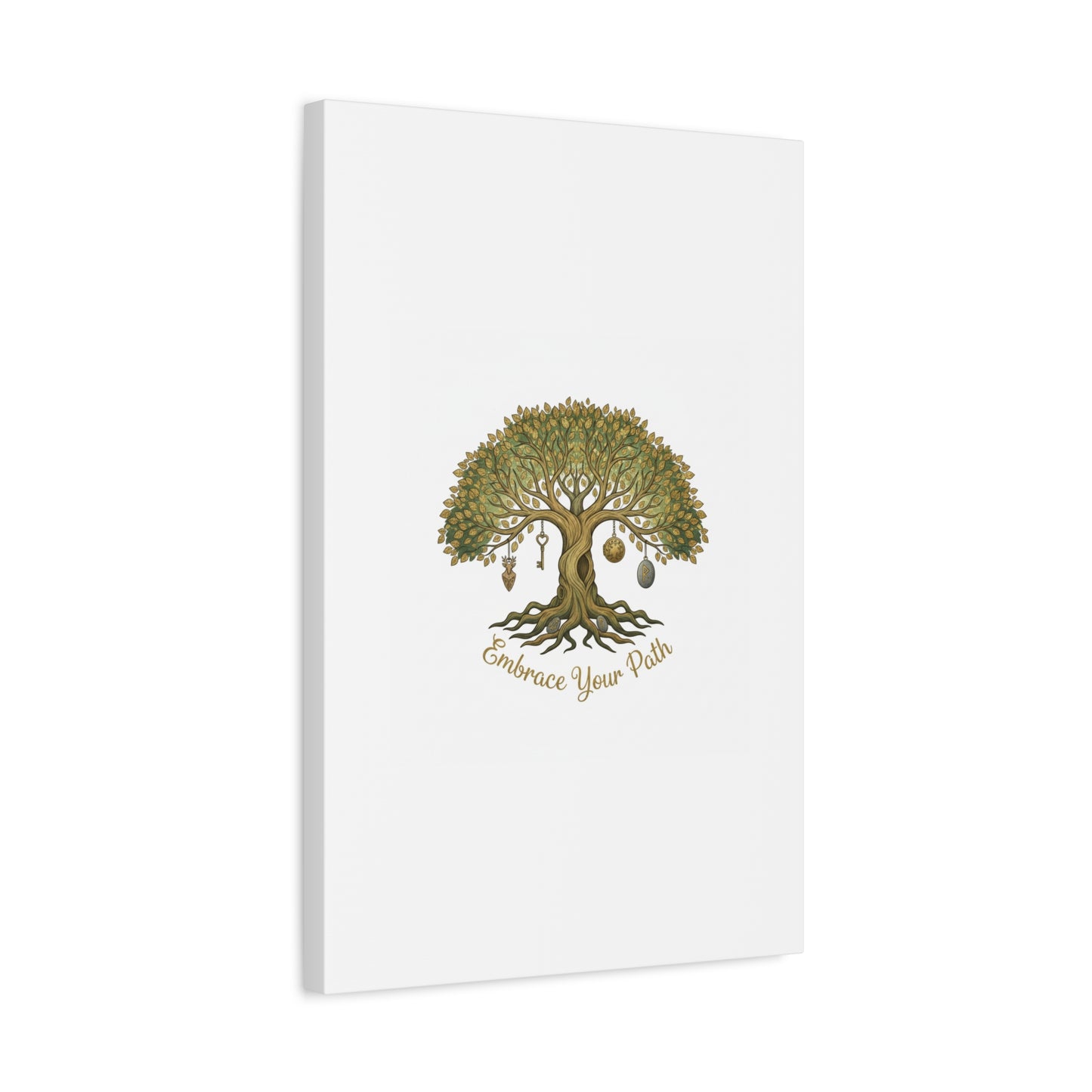 Embrace Your Path Tree Canvas Wall Art