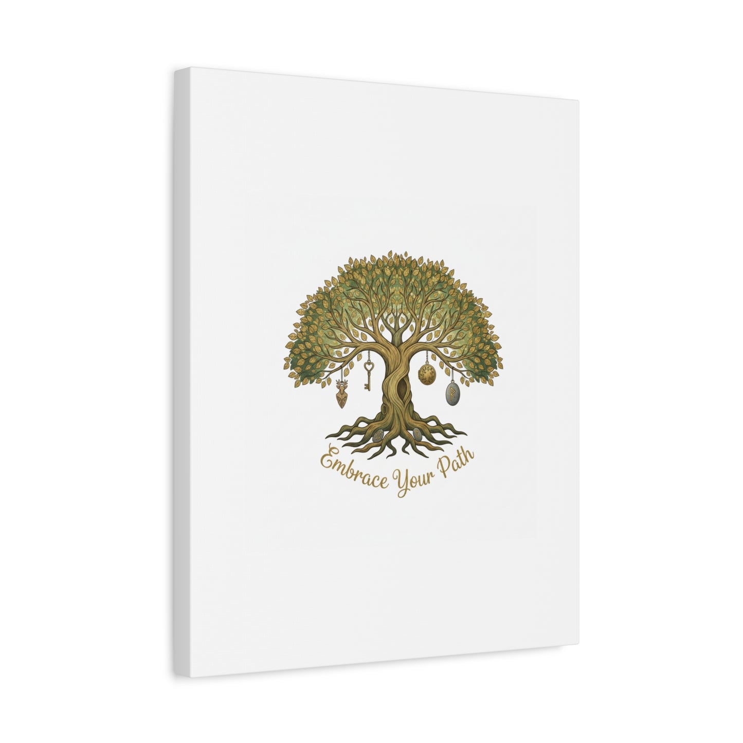 Embrace Your Path Tree Canvas Wall Art
