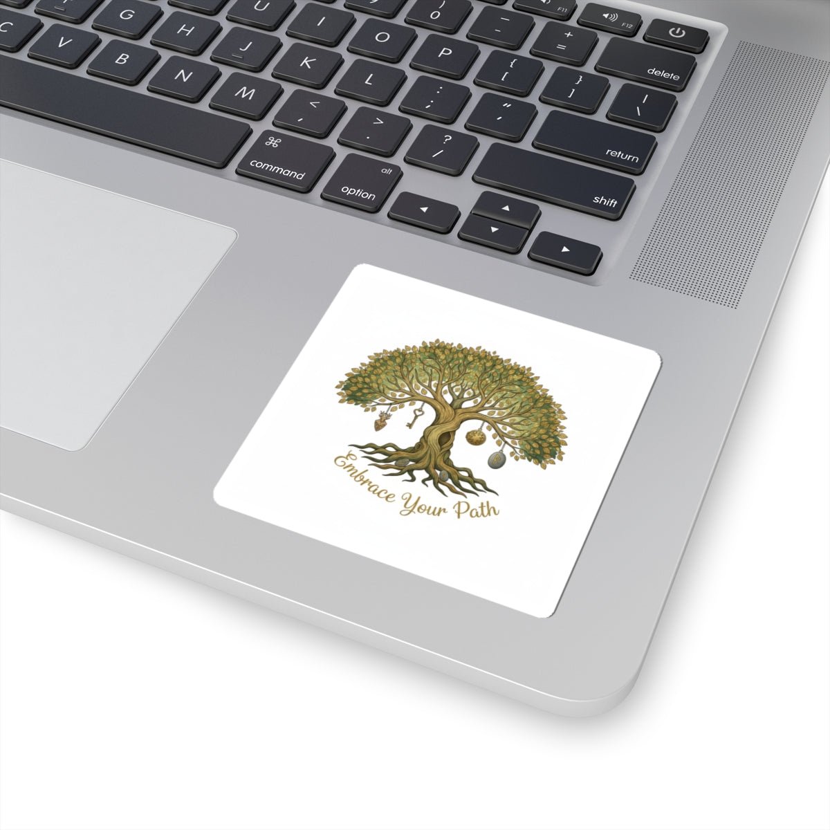 Embrace Your Path Tree Sticker — Inspirational Kiss-Cut Decal - Native Salt Scrubs