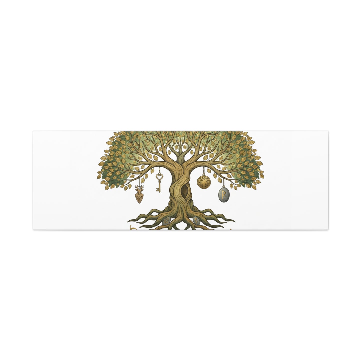 Embrace Your Path Tree Canvas Wall Art