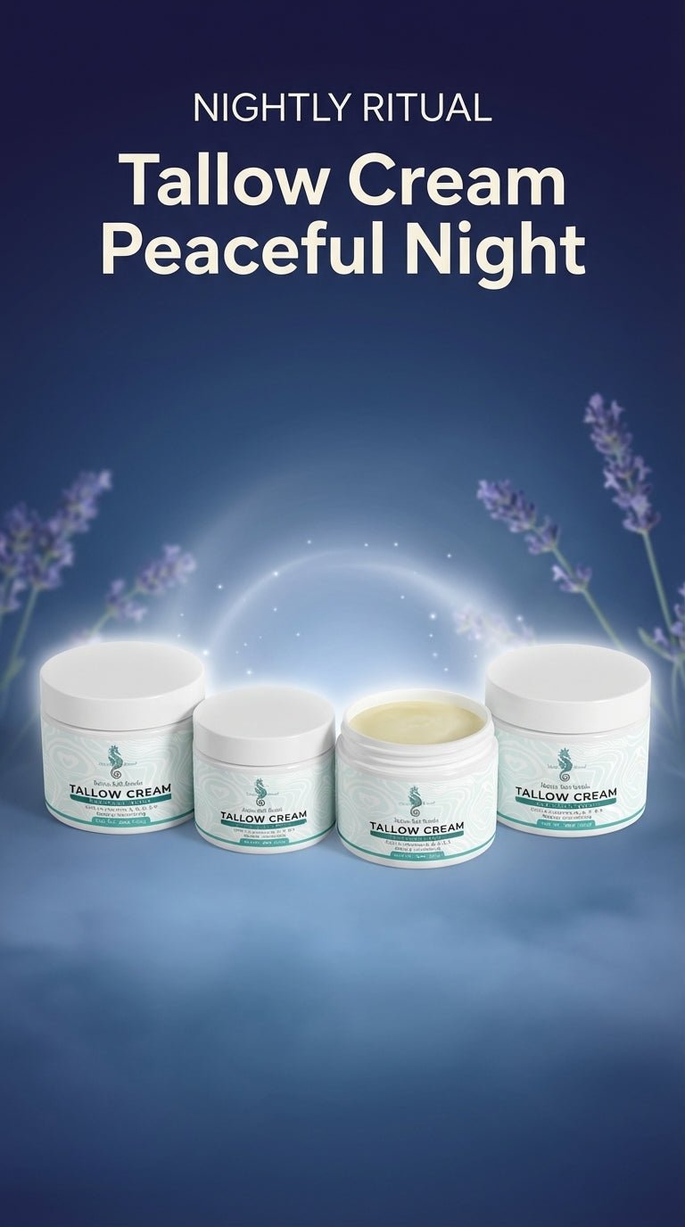 Tallow Cream Peaceful Night — Deep Nourishing Night Moisturizer - Native Salt Scrubs