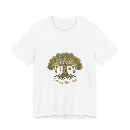 Tree of Life T-Shirt — "Embrace Your Path" Inspirational Tee - Native Salt Scrubs