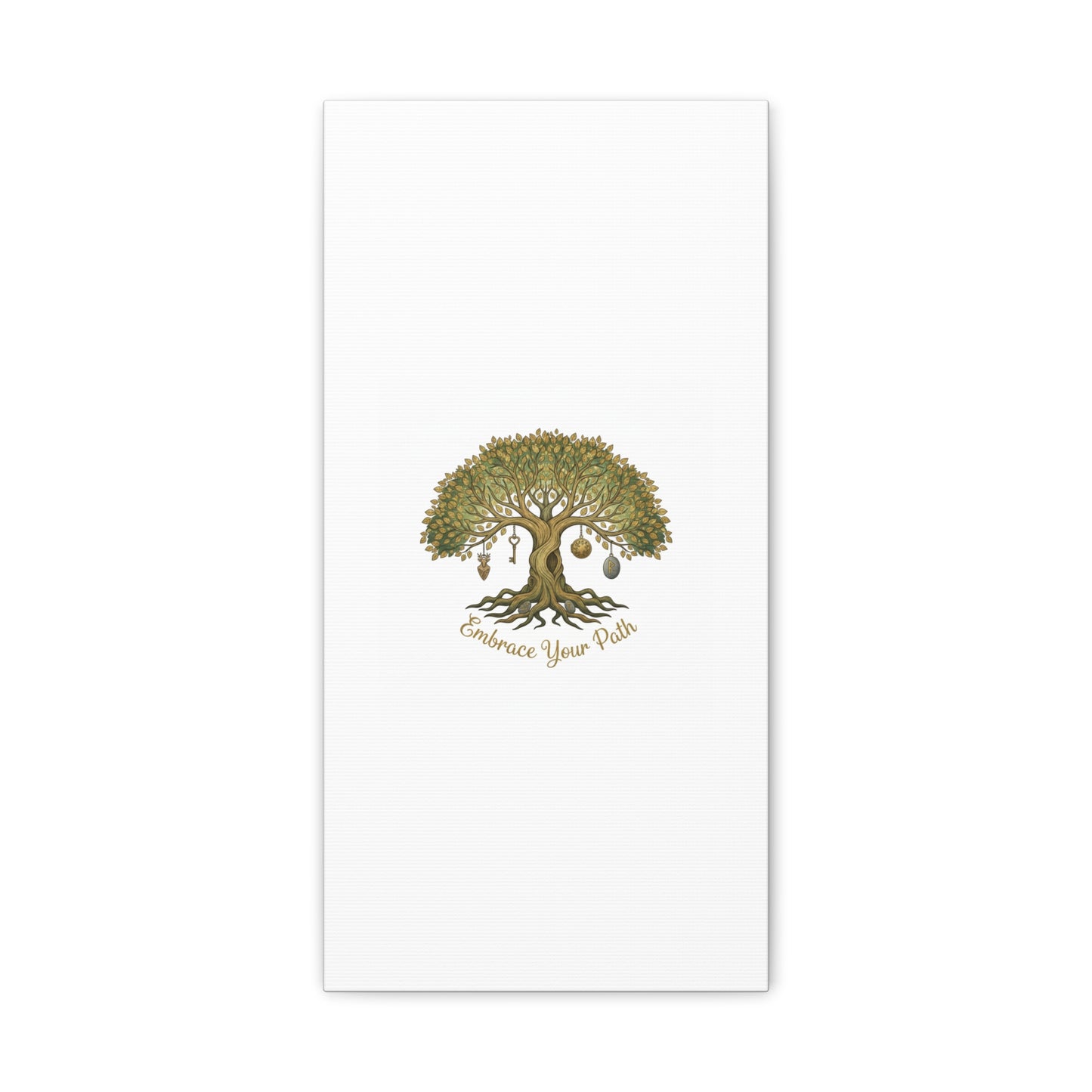 Embrace Your Path Tree Canvas Wall Art