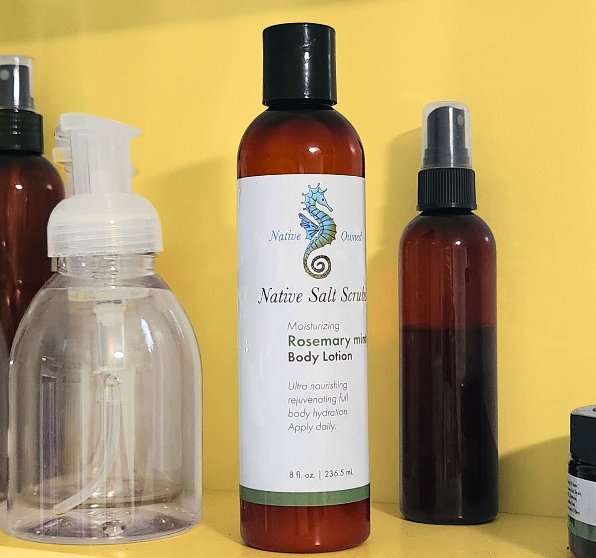 Rosemary Mint Full Body Lotion - Native Salt Scrubs