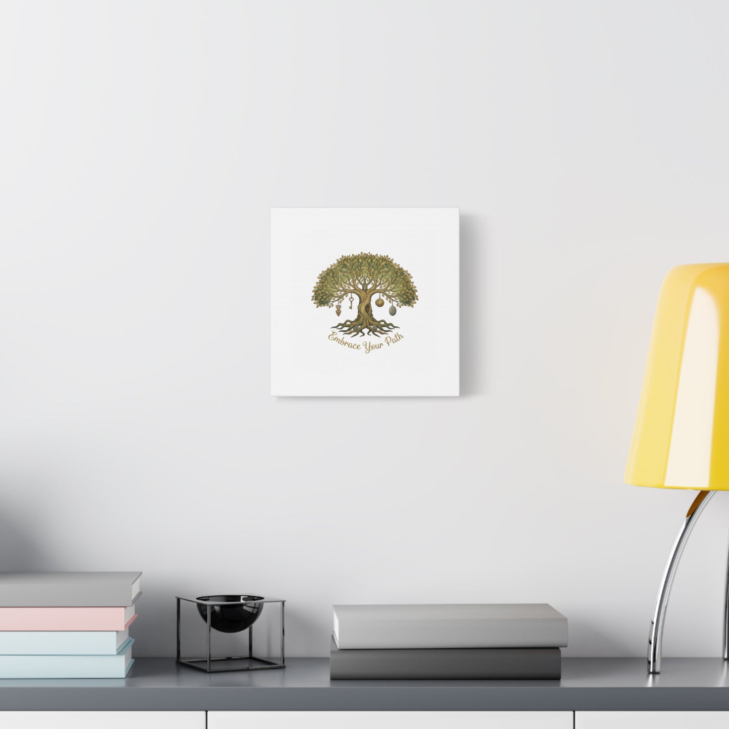 Embrace Your Path Tree Canvas Wall Art
