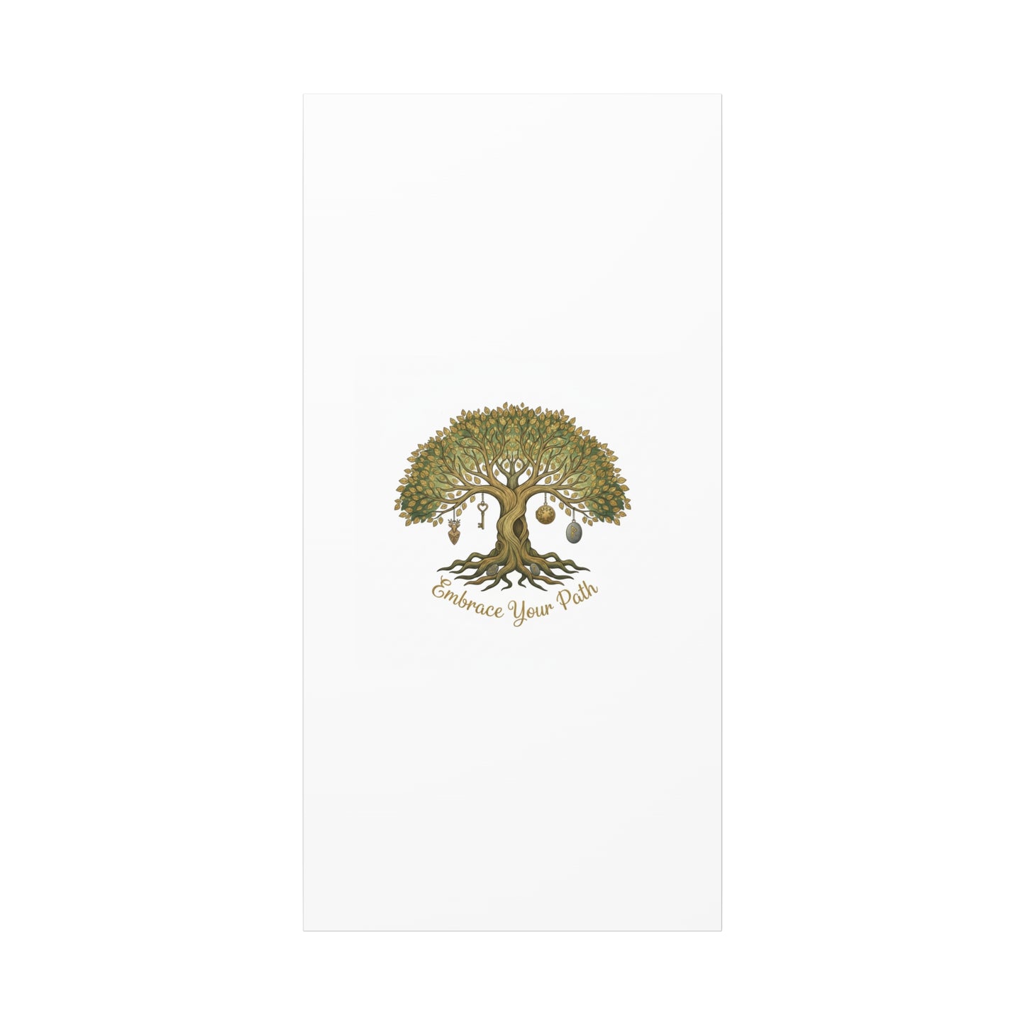 Embrace Your Path Tree Canvas Wall Art