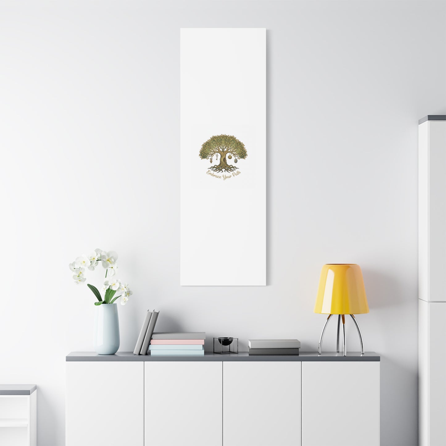 Embrace Your Path Tree Canvas Wall Art